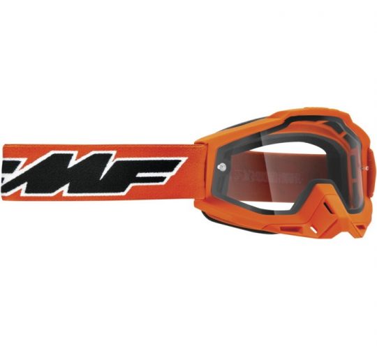 Goggles FMF Powerbomb Rocket Orange - Mica Espejo Plateada